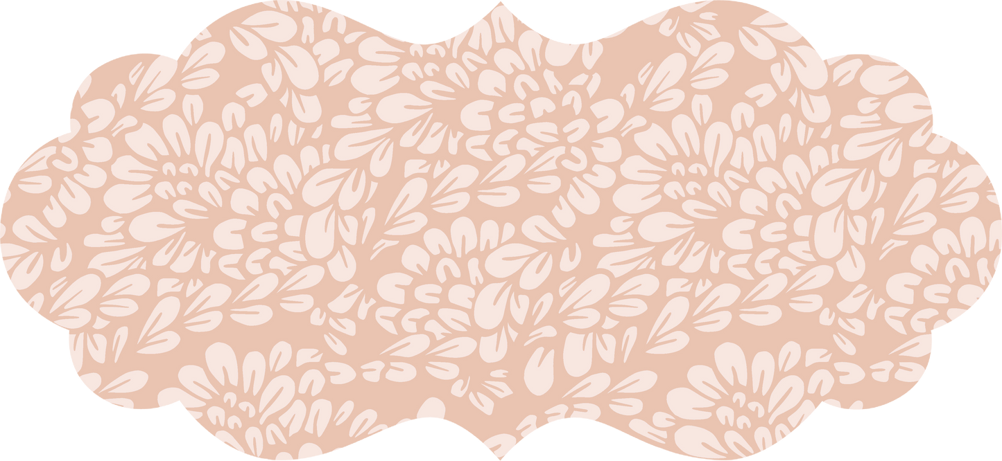 the mary primrose collection set of 6 peel & stick decals pastel orange/clay / set of 6 princess plaque decals - 3