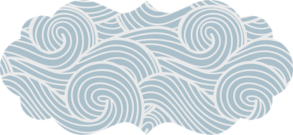 asha capri collection: set of 18 textured, peel & stick decals
