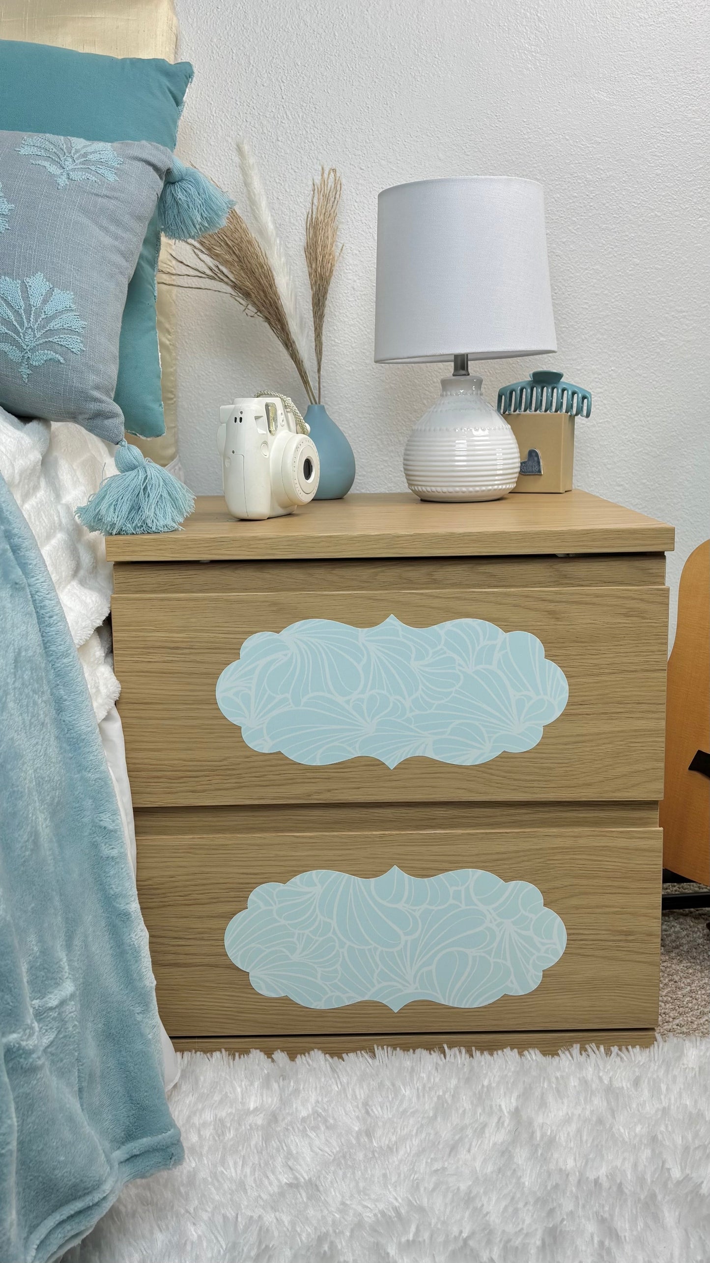 the nia marie collection set of 6 peel & stick decals