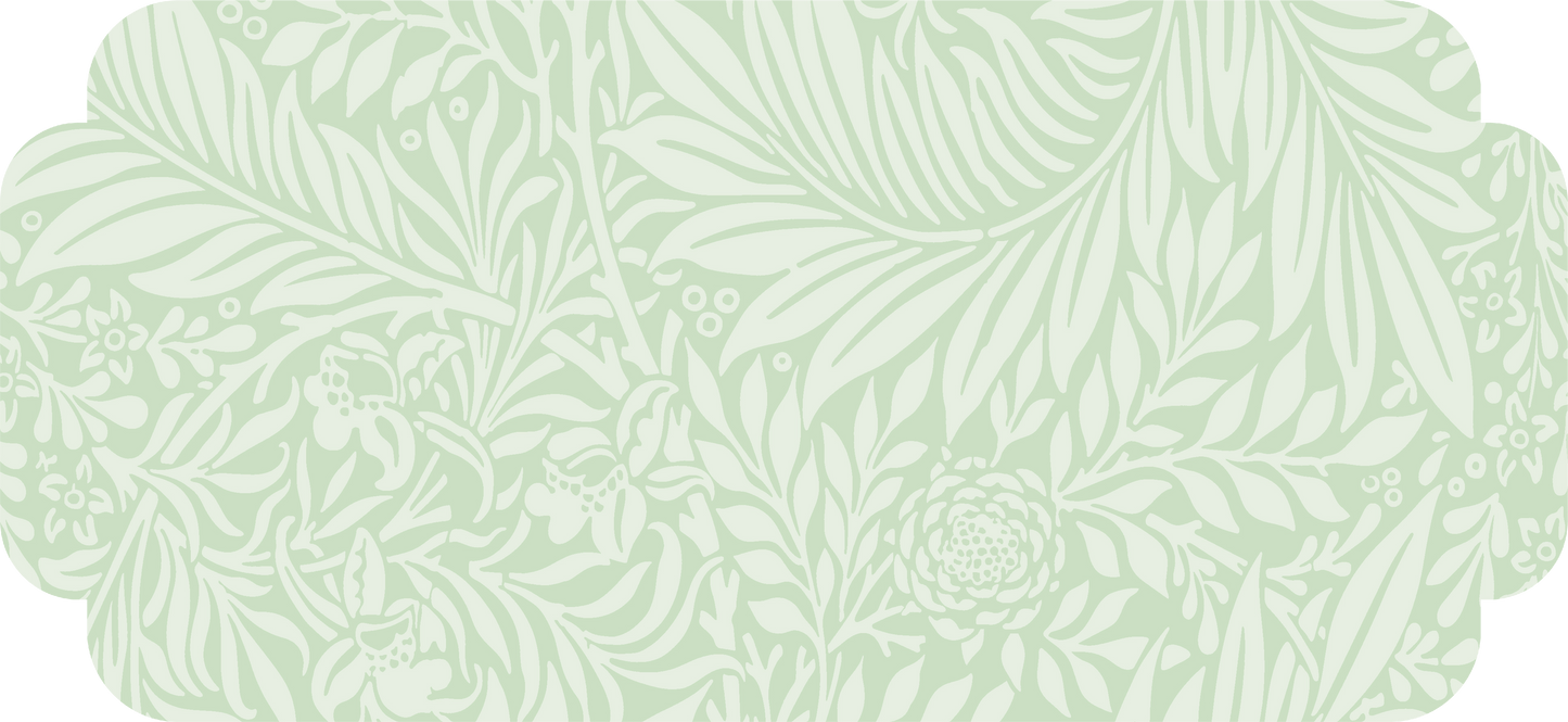 the judith anne collection set of 6 peel & stick decals pastel green/mint / set of 6 art deco plaque decals - 3 large