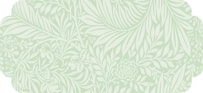 the judith anne collection set of 6 peel & stick decals pastel green/mint / set of 6 art deco plaque decals - 3 large