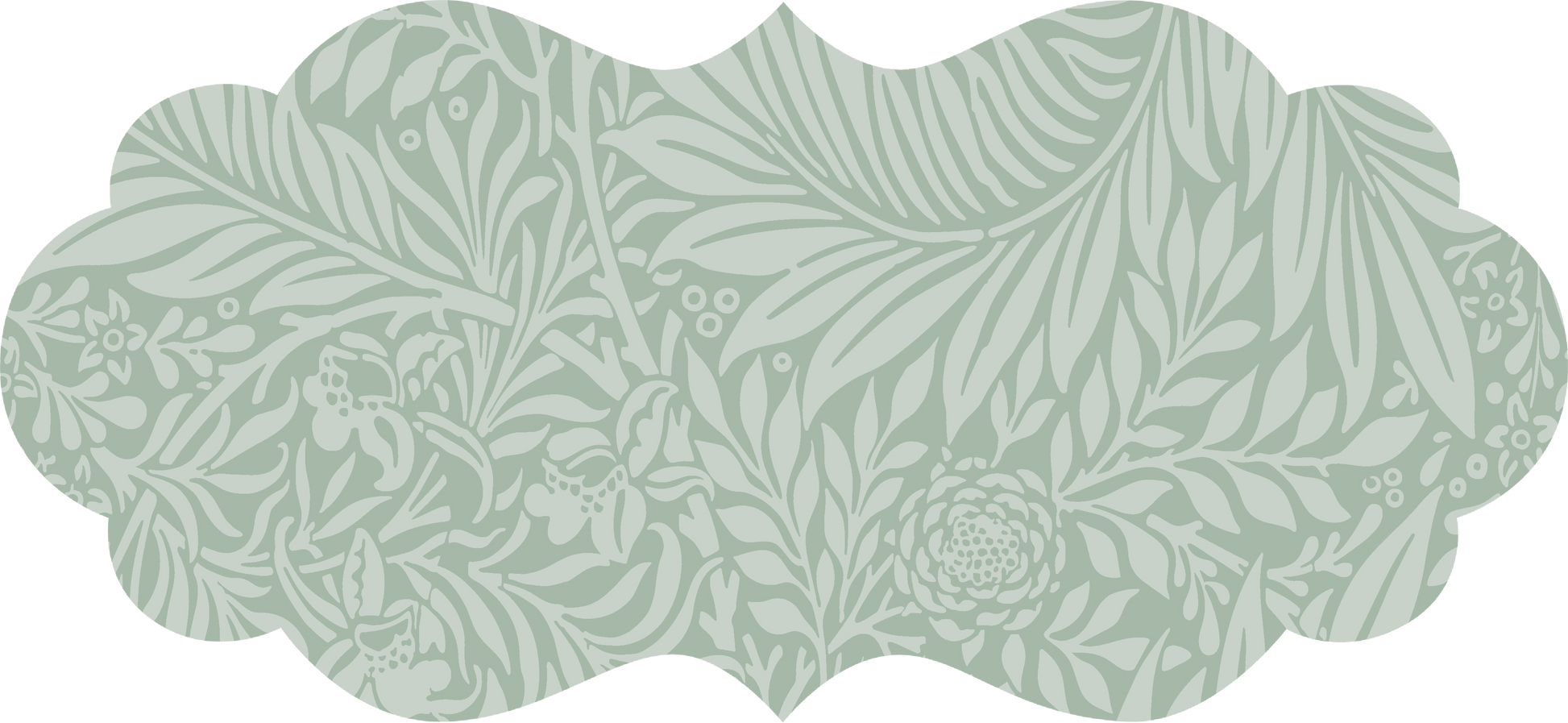 the judith anne collection set of 6 peel & stick decals sage green / set of 6 princess plaque decals - 3 large (12.5’’