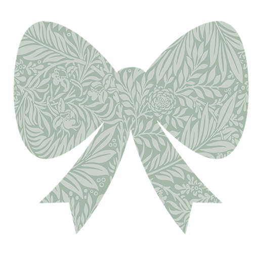 limited edition statement bows - set of 2 textured, peel & stick extra-large decals