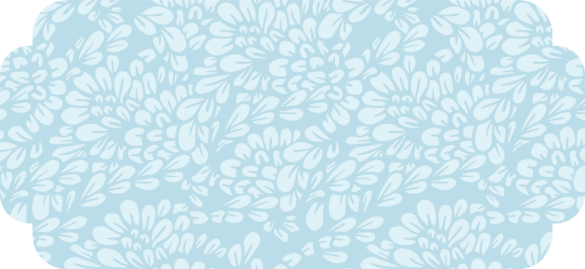 the mary primrose collection set of 6 peel & stick decals pastel blue / set of 6 art deco plaque decals - 3 large