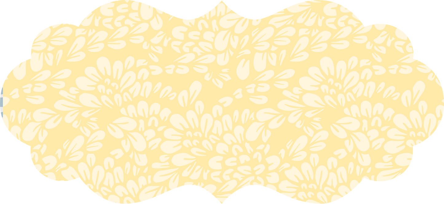 mary primrose collection: set of 18 textured, peel & stick decals