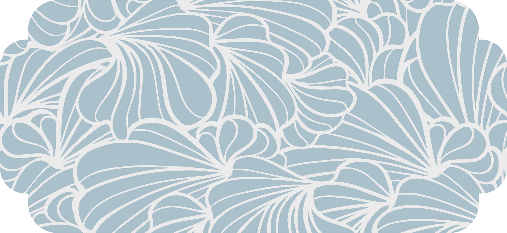 the nia marie collection set of 6 peel & stick decals slate blue / set of 6 art deco plaque decals - 3 large (12.49’’ x