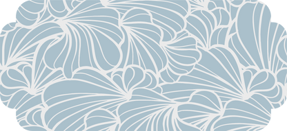 the nia marie collection set of 6 peel & stick decals slate blue / set of 6 art deco plaque decals - 3 large (12.49’’ x