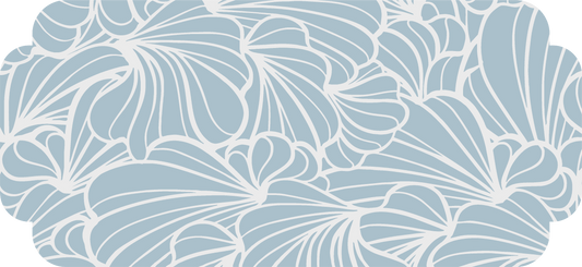 the nia marie collection set of 6 peel & stick decals slate blue / set of 6 art deco plaque decals - 3 large (12.49’’ x