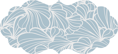the nia marie collection set of 6 peel & stick decals slate blue / set of 6 princess plaque decals - 3 large (12.5’’ x