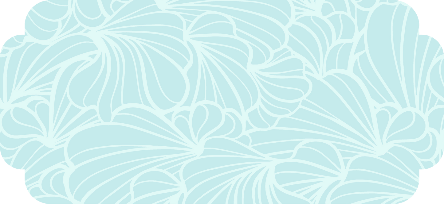 the nia marie collection set of 6 peel & stick decals pastel teal / set of 6 art deco plaque decals - 3 large (12.49’’