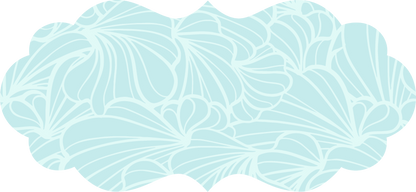 the nia marie collection set of 8 peel & stick decals pastel teal / set of 8 princess shape decals 