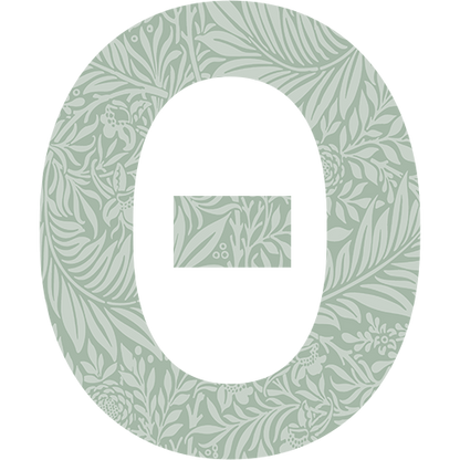 greek letters: set of 15 peel & stick textured decals
